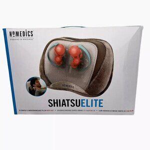 HoMedics Shiatsu Elite Massage Pillow w/ Heat  Open Box  Self-Care Essential